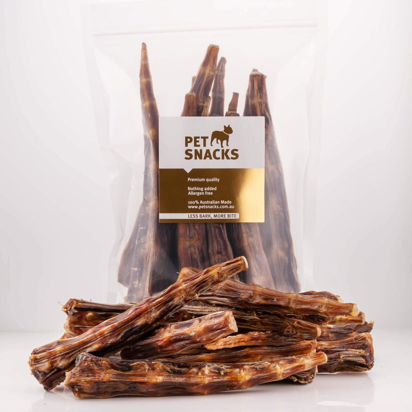 NEW - Natural Tail Tip Dog Chews Pet Snacks