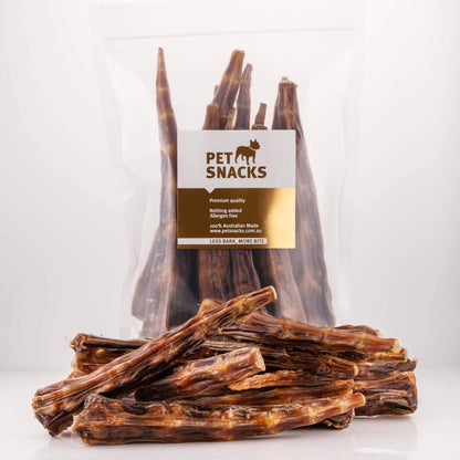 NEW - Natural Tail Tip Dog Chews Pet Snacks 